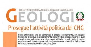 Bollettino Geologi marzo-aprile 2012