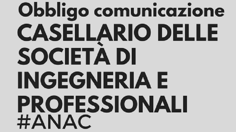 Casellario Anac, il mancato invio delle informazioni non legittima l’esclusione del progettista