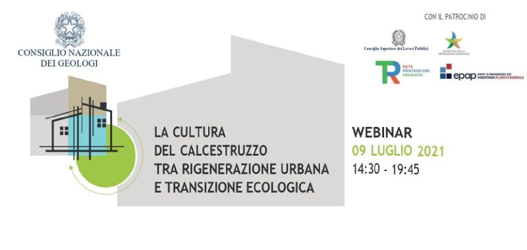 Webinar gratuito “La cultura del calcestruzzo tra rigenerazione urbana e transizione ecologica”