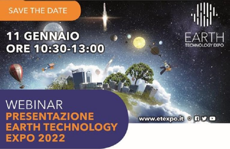 WEBINAR PRESENTAZIONE EARTH TECHNOLOGY EXPO 2022