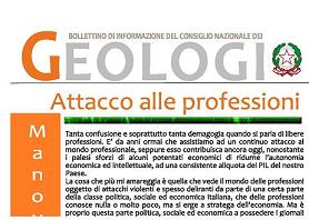 Bollettino Geologi settembre-ottobre 2011