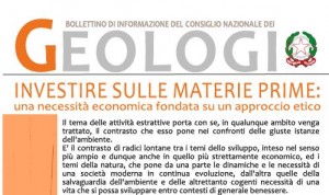 Bollettino Geologi luglio-agosto 2012