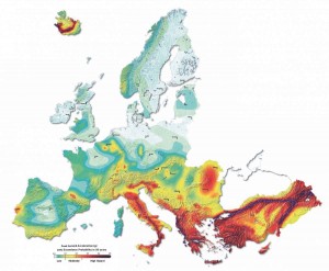 La mappatura del rischio sismico in Europa: Balcani e Paesi del Mediterraneo i più a rischio