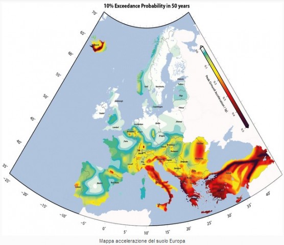 Terremoti ed esposizione al rischio in Europa