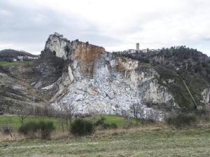 I geologi italiani sul costone franato per fare il punto della situazione e rilanciare