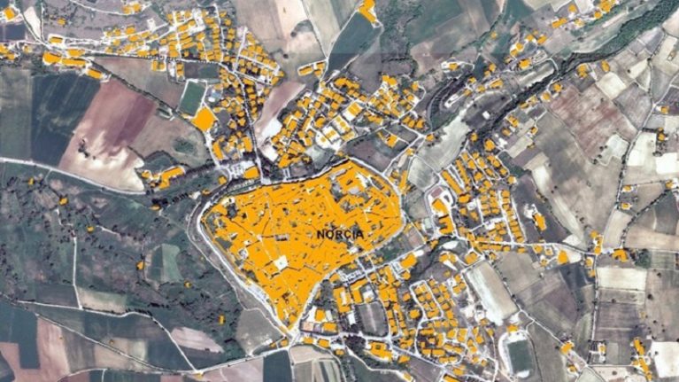 Umbria, online la banca dati dei fabbricati per i rilievi dei danni del sisma