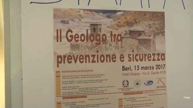 Bari. Geologi a confronto su sicurezza e prevenzione dopo eventi sismici del 24 agosto scorso