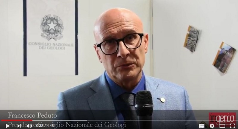 Proposte per la messa in sicurezza del territorio italiano: intervista a Francesco Peduto, Presidente CNG