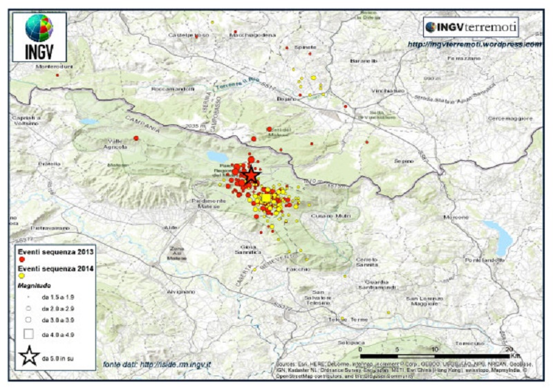 Magma nel matese, l’Ingv chiarisce: pericolosità sismica dell’area invariata