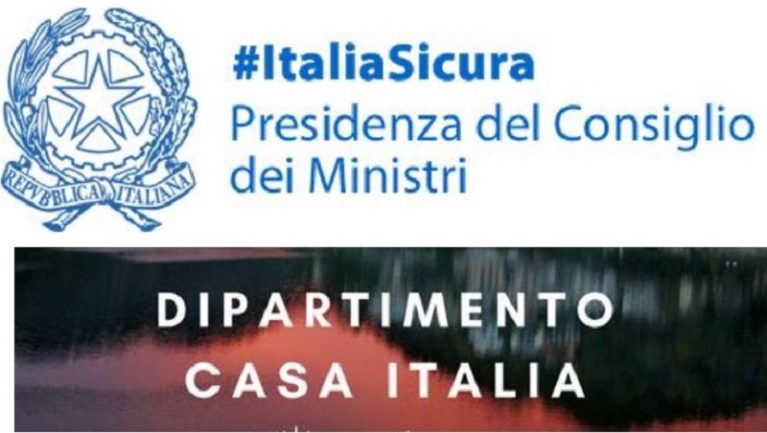 Abolizione di Italiasicura e del dipartimento Casa Italia: in Gazzetta il decreto-legge