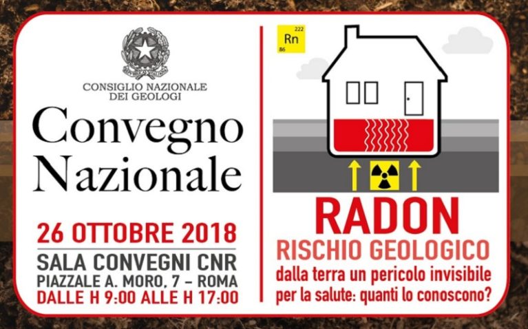 Il gas radon è la seconda causa di tumore ai polmoni dopo il fumo, i geologi: da otto mesi l’Italia è in condizione di infrazione rispetto alla Direttiva europea 2013/59 Euratom