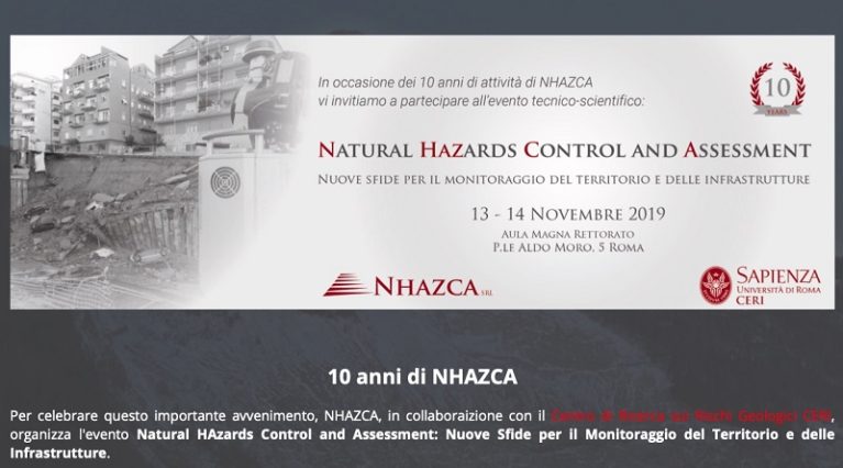 Natural HAzards Control and Assessment: Nuove Sfide per il Monitoraggio del Territorio e delle Infrastrutture.
