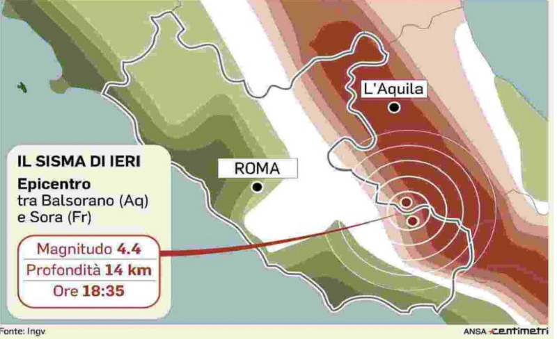 Abruzzo, la scossa sentita a Roma apre una nuova fase