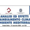 Analisi ed effetti del cambiamento climatico in ambiente mediterraneo