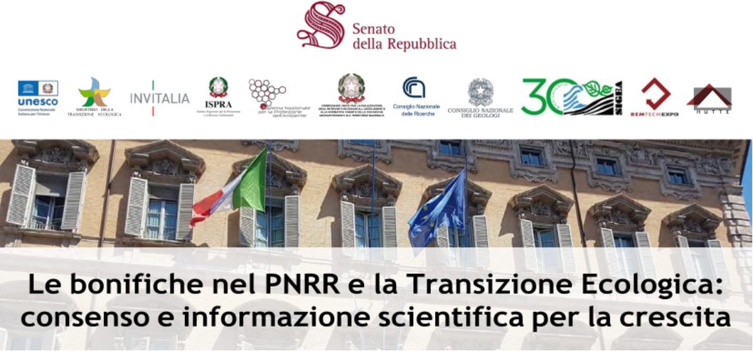 Convegno ”Transizione Ecologica e Bonifiche nel PNRR”