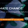 Master universitario di II livello in “Climate Change: adaptation and mitigation solutions”