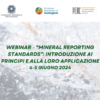 Euroworkshop “Mineral Reporting Standards”: Introduzione ai principi e alla loro applicazione – 4-5 giugno 2024