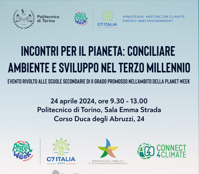 Planet week – Torino, 24 aprile 2024